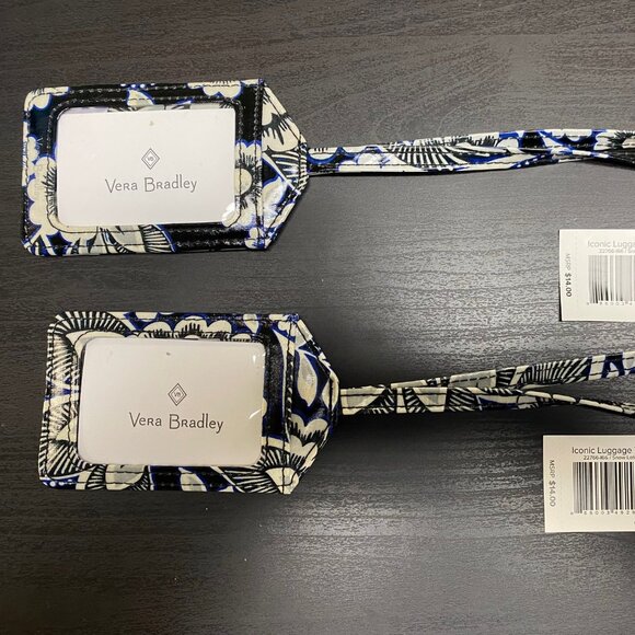 Six (6) Vera Bradley Access, Luggage Tags, Key Ring, Zip ID Cases, Lanyard - Picture 13 of 14